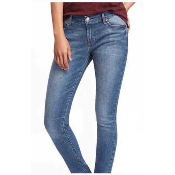 Old Navy Original Midrise‎ Jeans Medium Wash Fading Size 12 Short Casual Denim - Picture 1 of 8